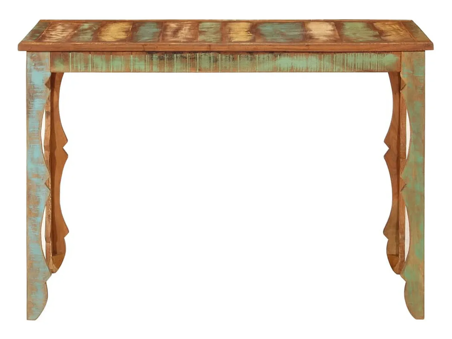 Mesa de comedor madera maciza reciclada 110x52x76 cm ES490444