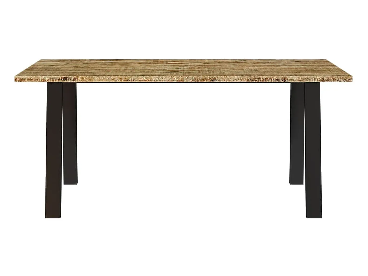 Mesa de comedor madera maciza de acacia 150x90x75 cm ES922915