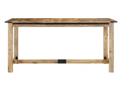 Mesa de comedor madera maciza de mango 160x80x75 cm ES505672
