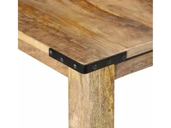 Mesa de comedor madera maciza de mango 160x80x75 cm ES505672