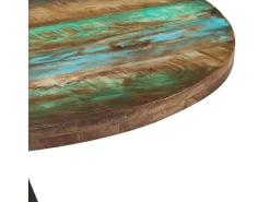 Mesa de comedor madera maciza reciclada 110x75 cm ES997900
