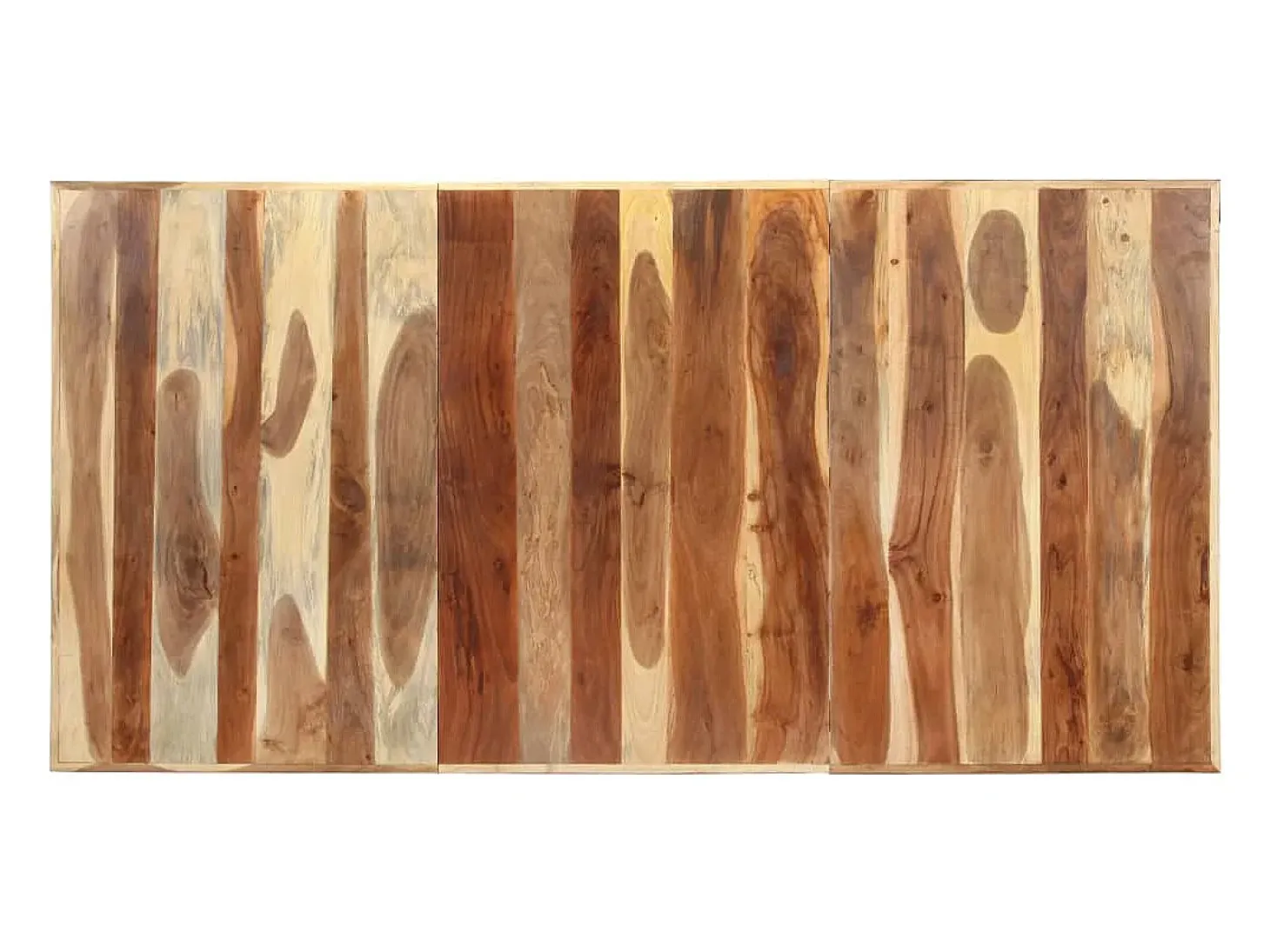 Mesa de comedor madera maciza con acabado miel 200x100x75 cm