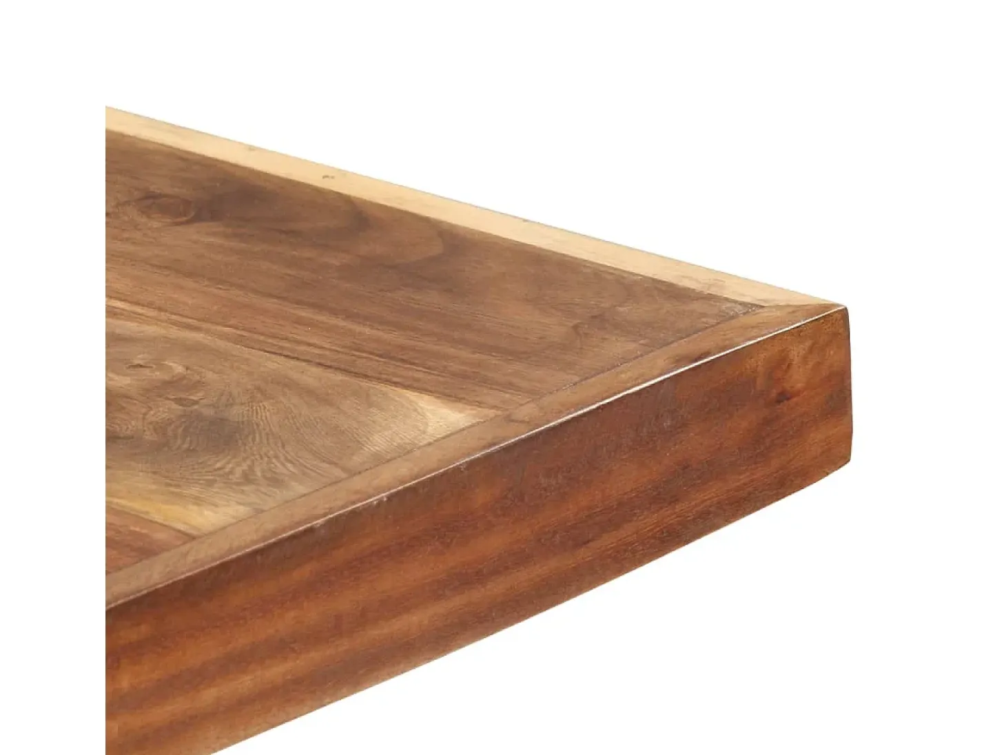Mesa de comedor madera maciza con acabado miel 200x100x75 cm