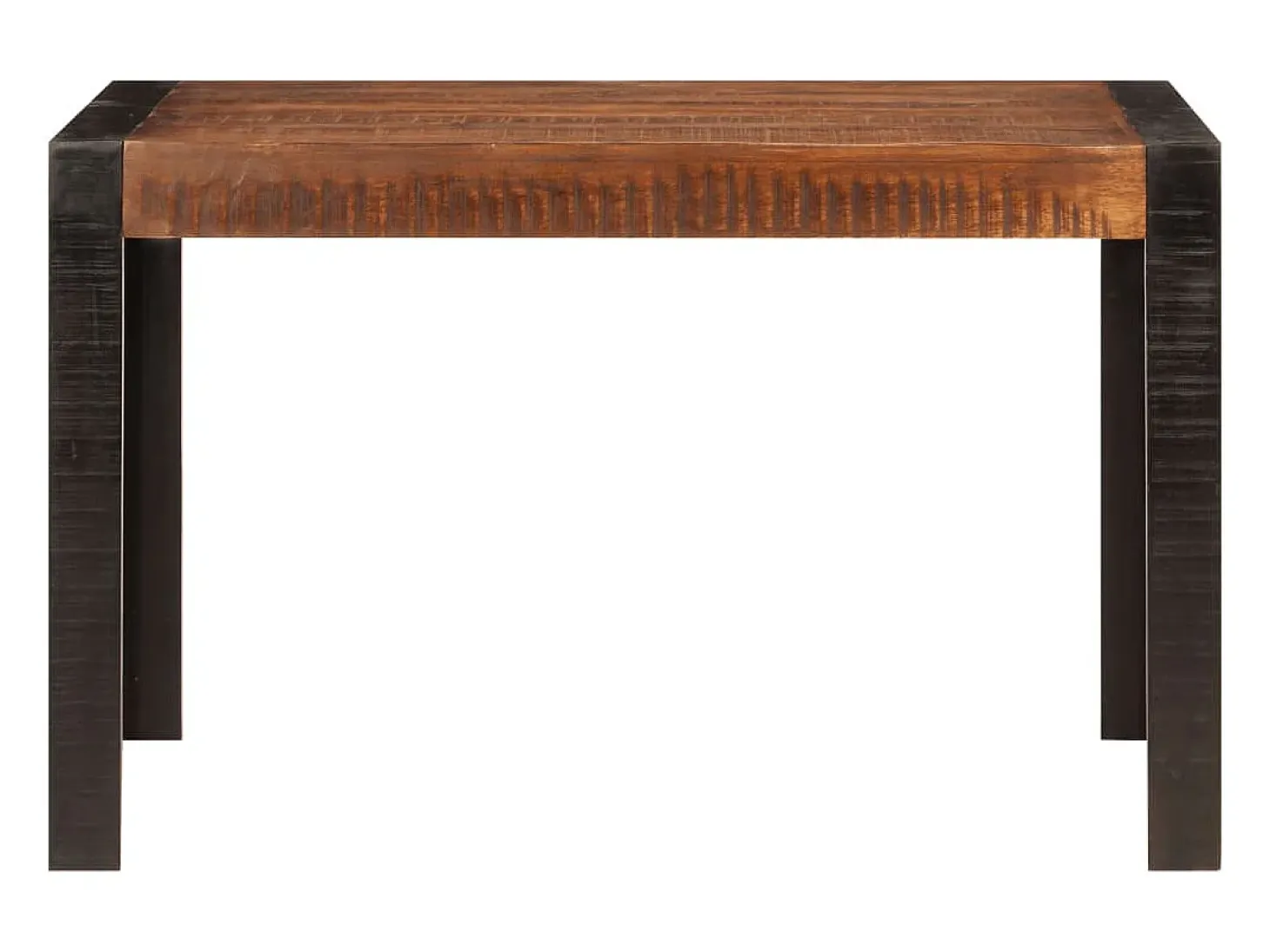 Mesa de comedor madera maciza de mango marrón miel 120x60x76 cm ES976594