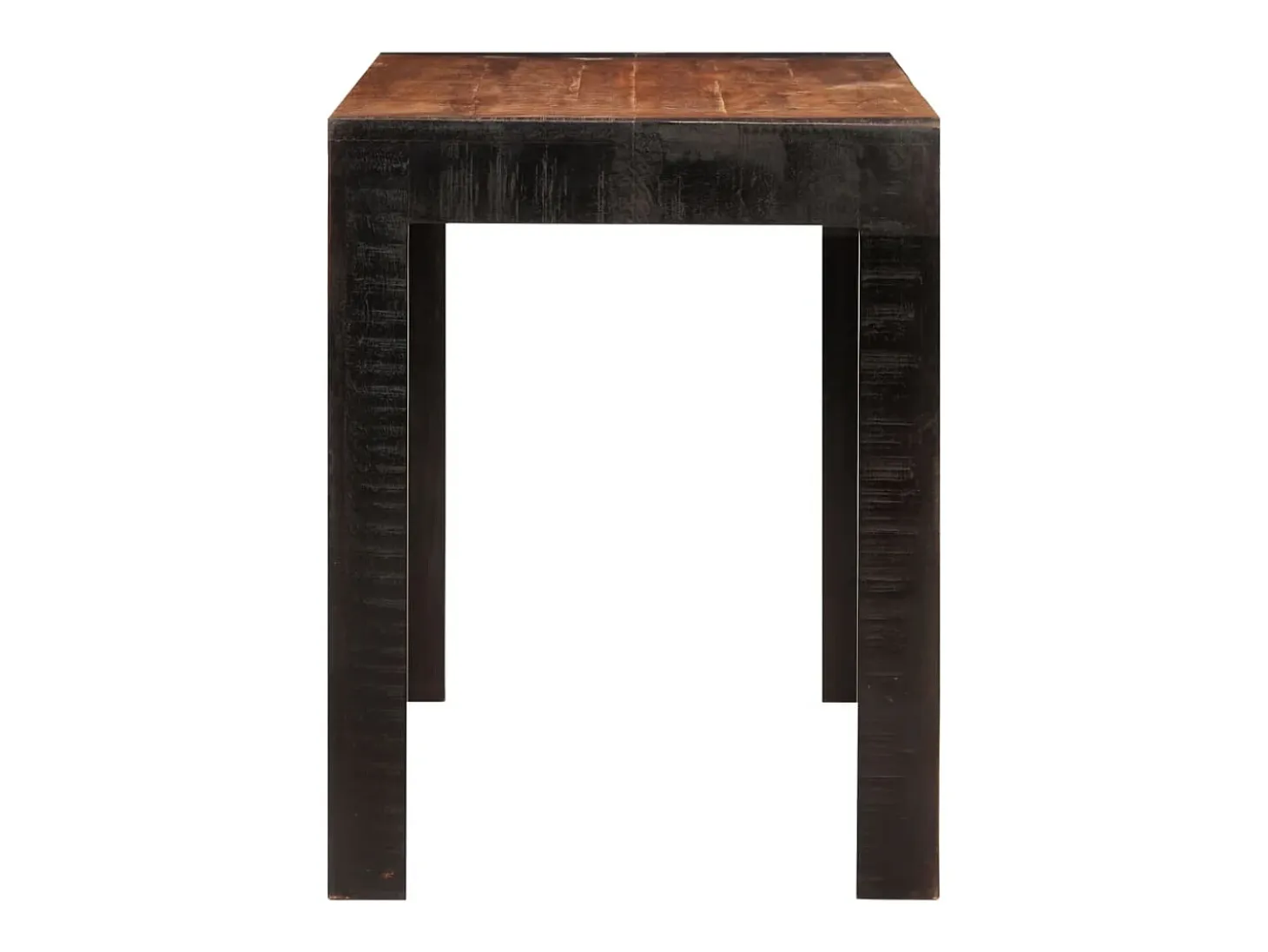 Mesa de comedor madera maciza de mango marrón miel 120x60x76 cm ES976594