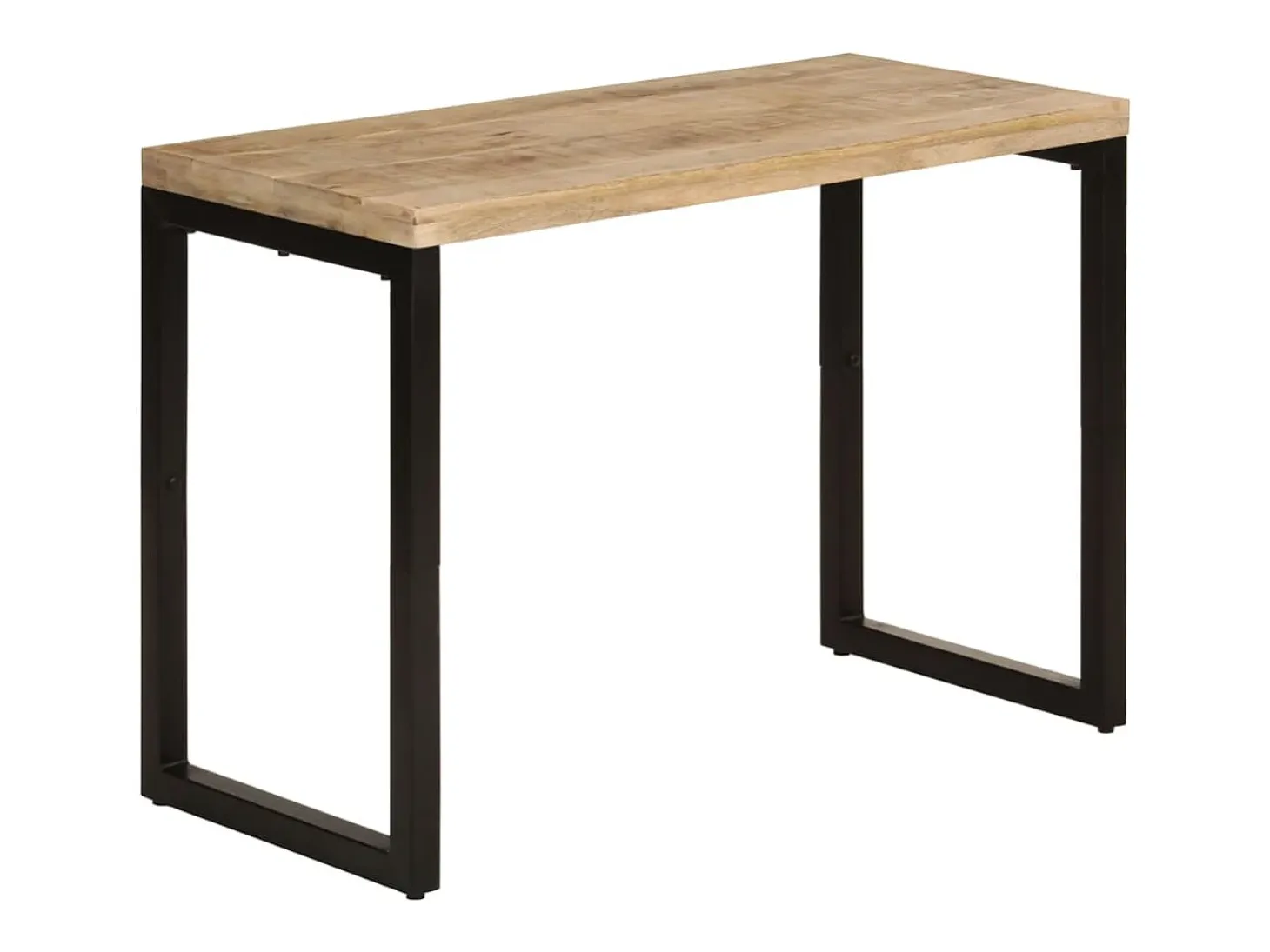 Mesa de comedor madera maciza de mango 110x50x76 cm