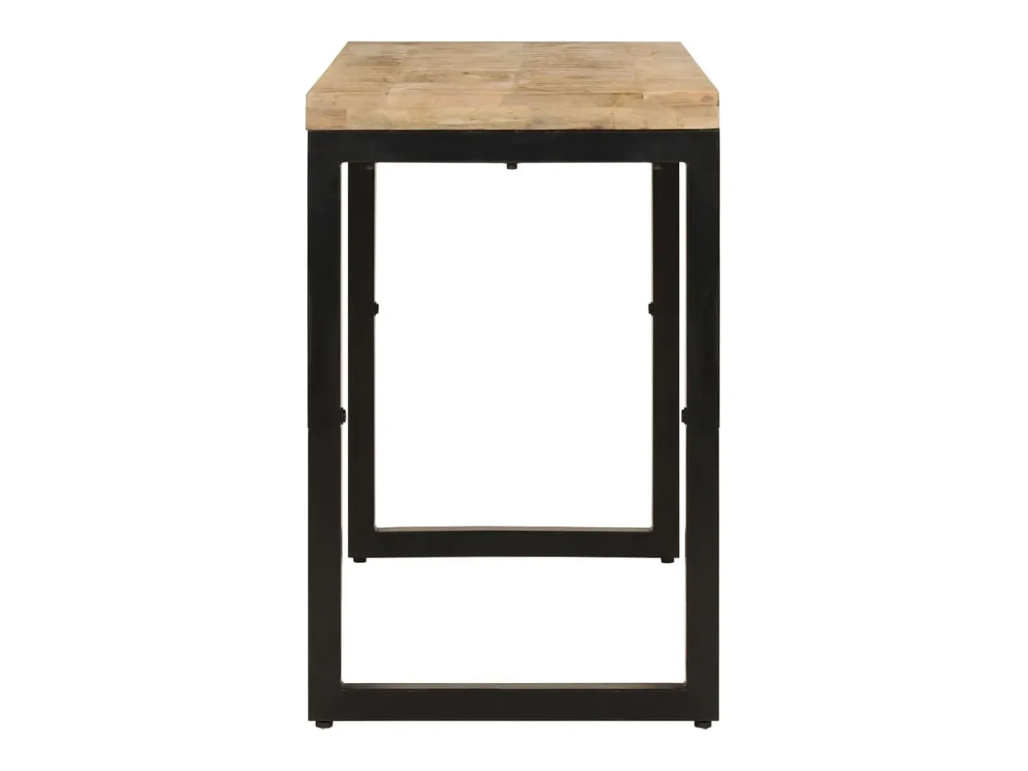 Mesa de comedor madera maciza de mango 110x50x76 cm