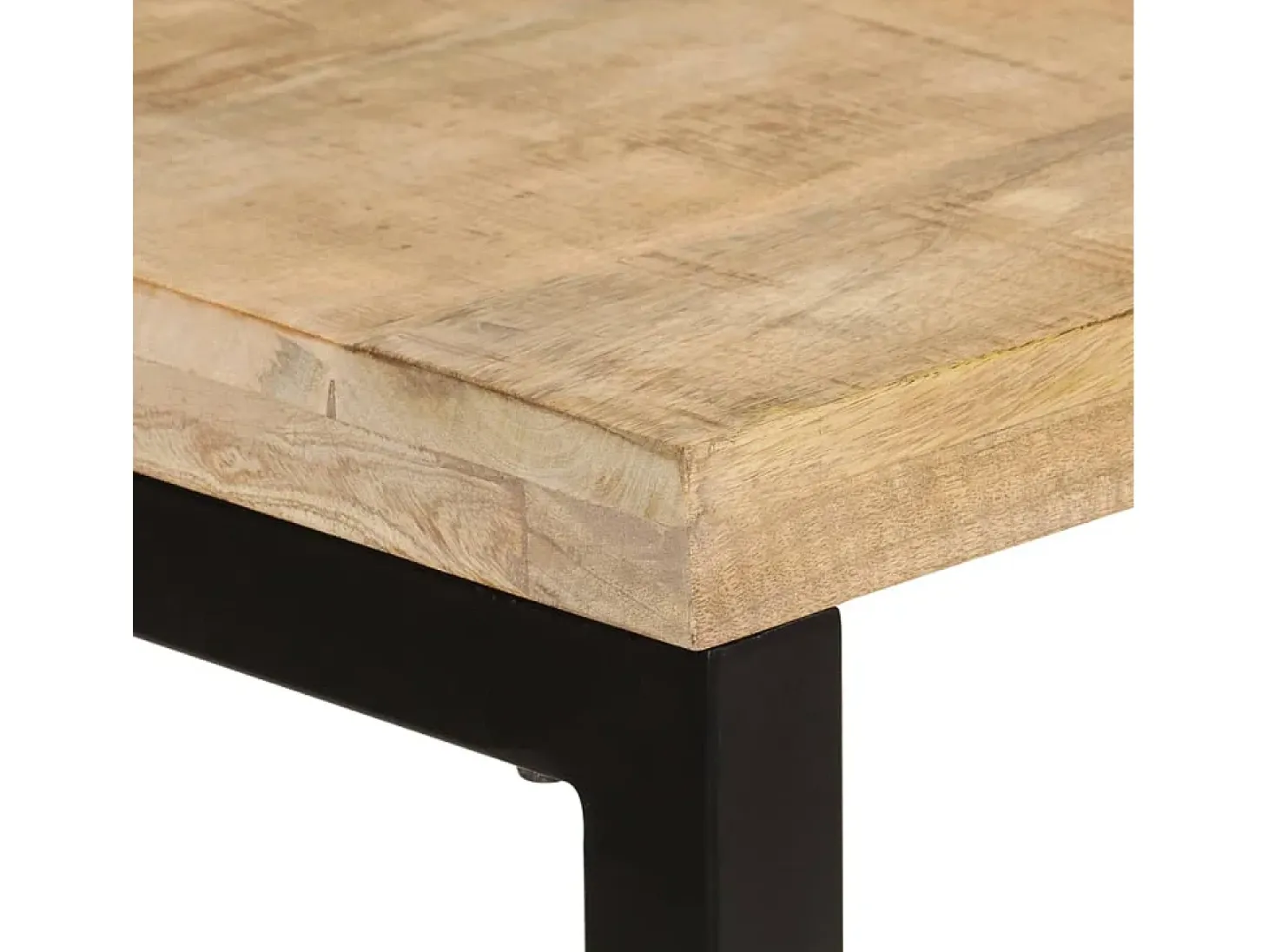 Mesa de comedor madera maciza de mango 110x50x76 cm