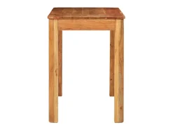 Mesa de comedor madera maciza de acacia 110x55x76 cm ES695503