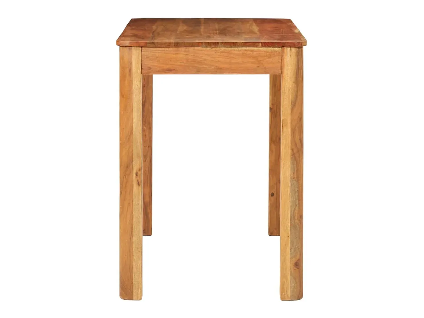 Mesa de comedor madera maciza de acacia 110x55x76 cm ES695503