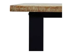 Mesa de comedor madera maciza de acacia 150x90x75 cm