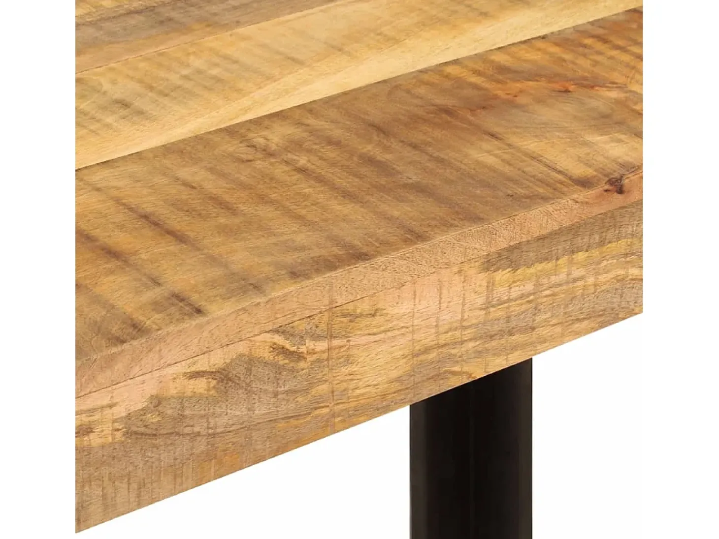 Mesa de comedor madera maciza de mango 120x60x76 cm