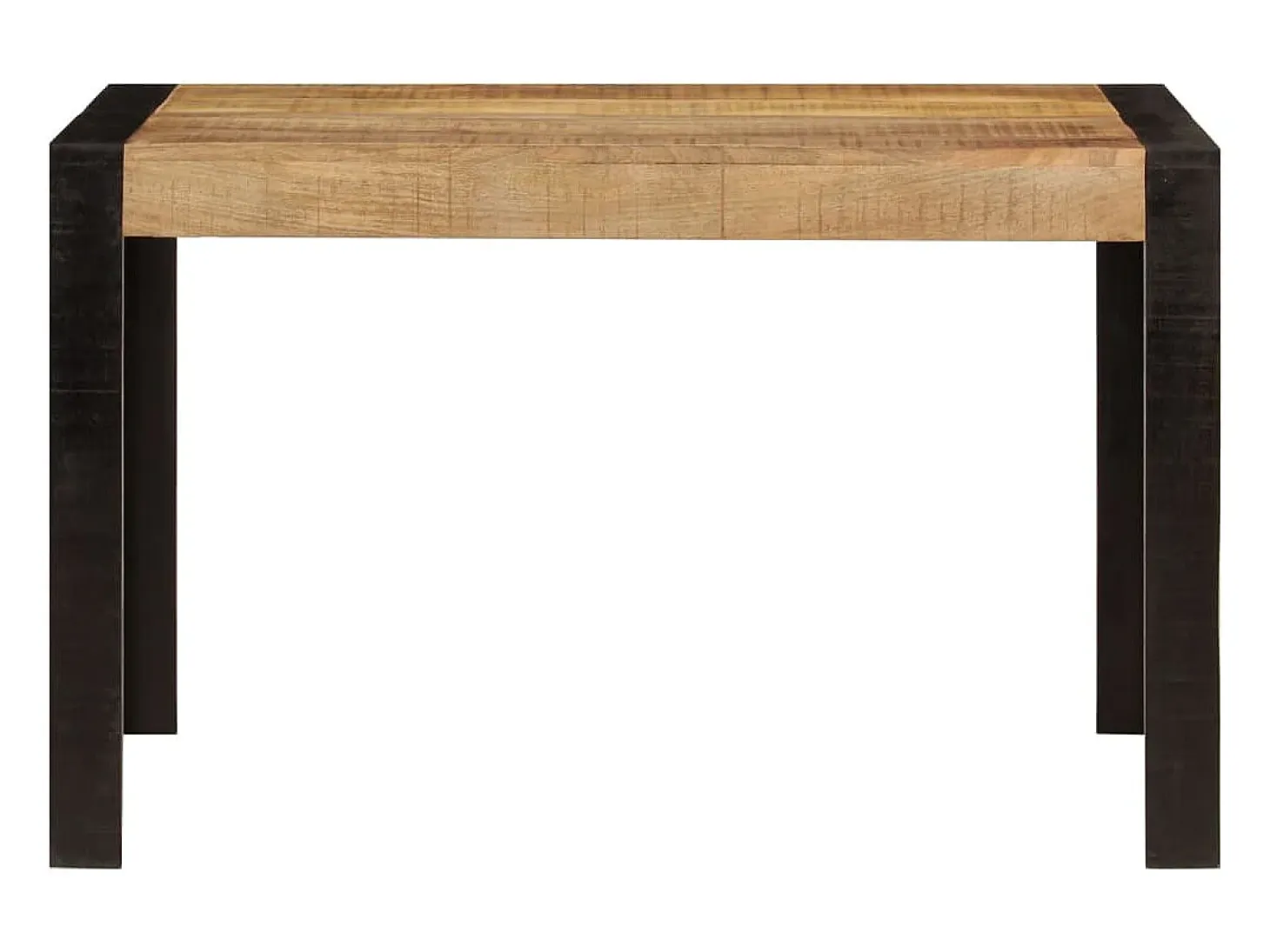 Mesa de comedor madera maciza de mango 120x60x76 cm