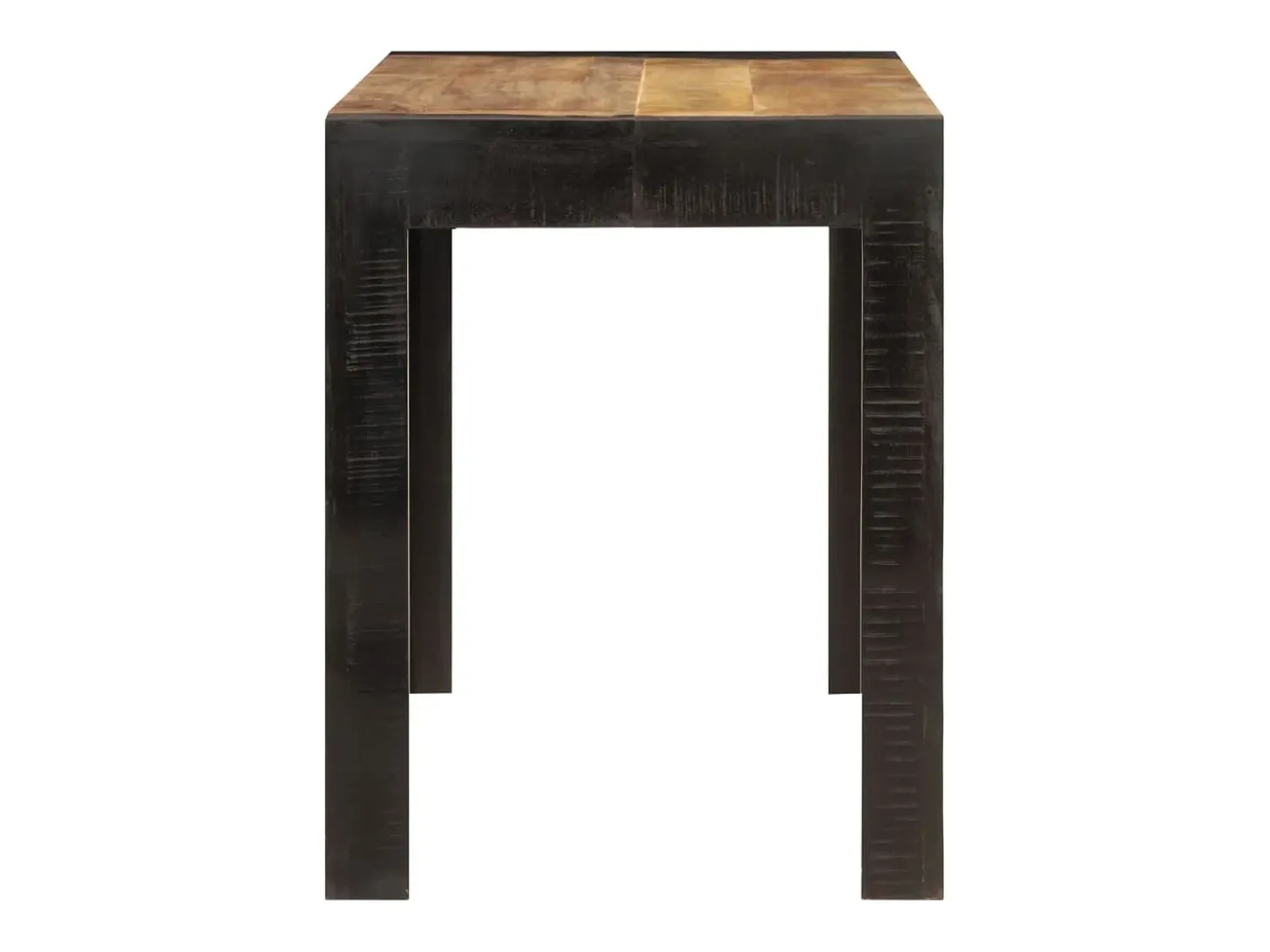 Mesa de comedor madera maciza de mango 120x60x76 cm