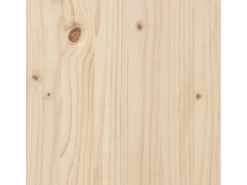 Mesa de comedor marco X madera maciza pino y hierro 80x50x75 cm