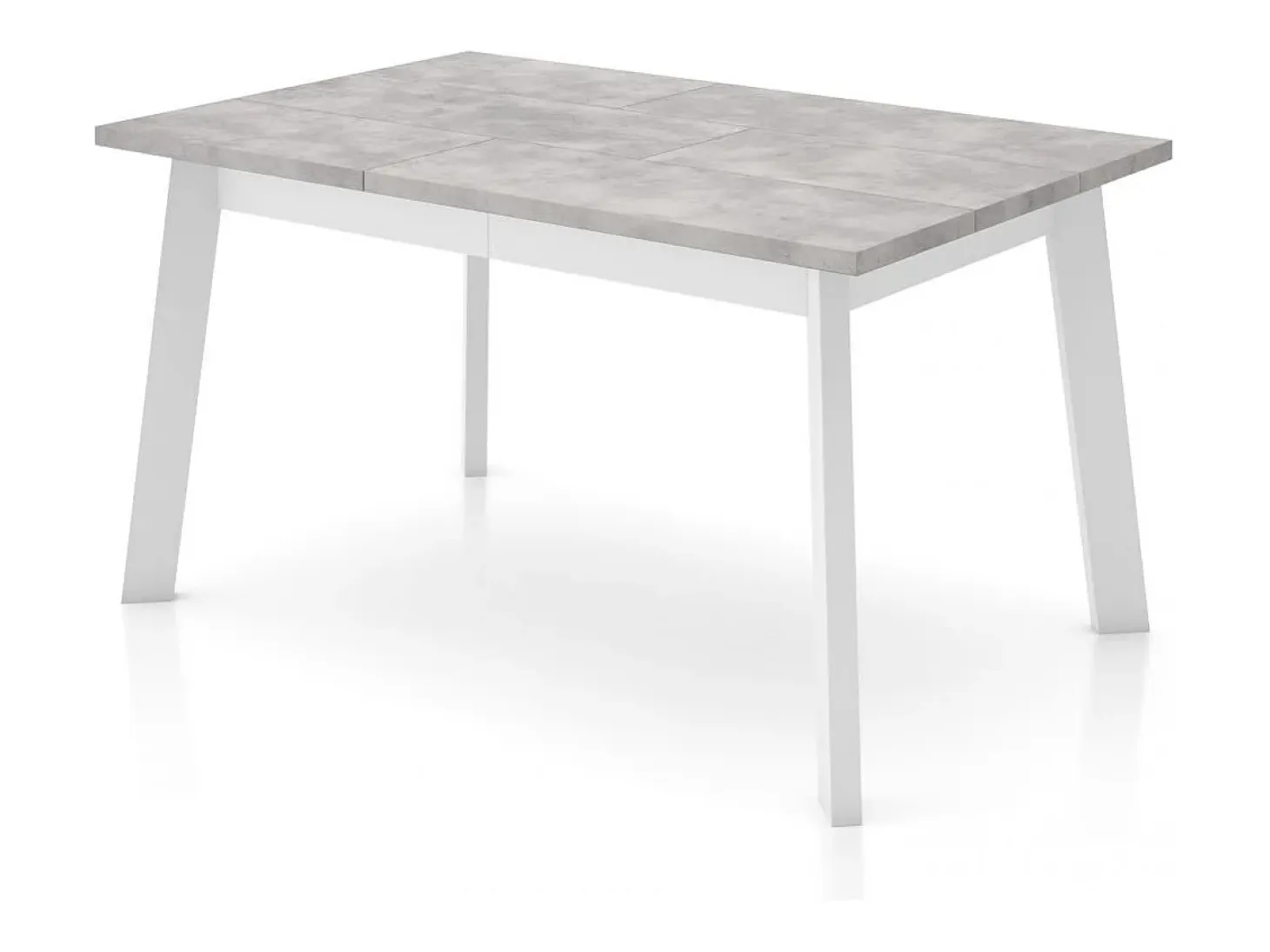 Mesa de comedor Naira 140 Cemento Blanco