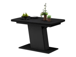Mesa de comedor negro 120x80x77.3 fenaro