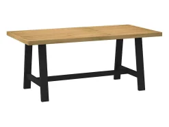 Mesa de comedor NOAIN con patas en forma de A 180x90x75cm pino macizo