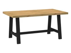 Mesa de comedor NOAIN con patas en forma de A 160x90x75cm pino macizo