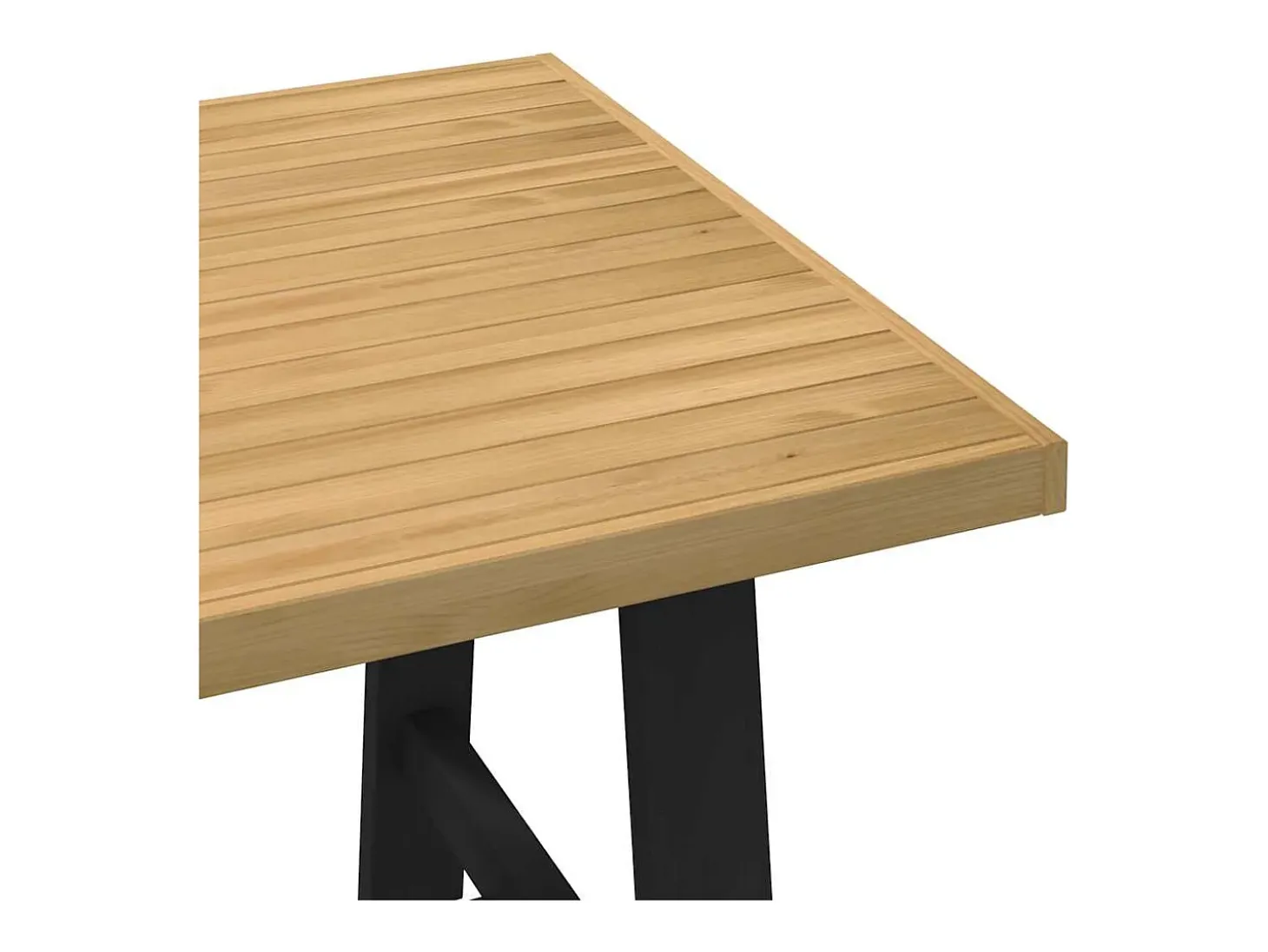 Mesa de comedor NOAIN con patas en forma de A 160x90x75cm pino macizo