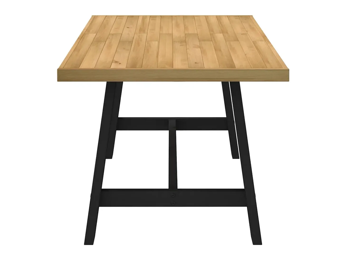 Mesa de comedor NOAIN con patas en forma de A 160x90x75cm pino macizo