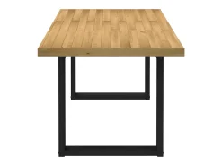 Mesa de comedor NOAIN patas en U 180x90x75cm pino macizo