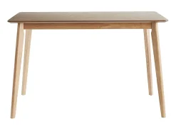 Mesa de comedor nórdica con acabado fresno 120 cm ELION