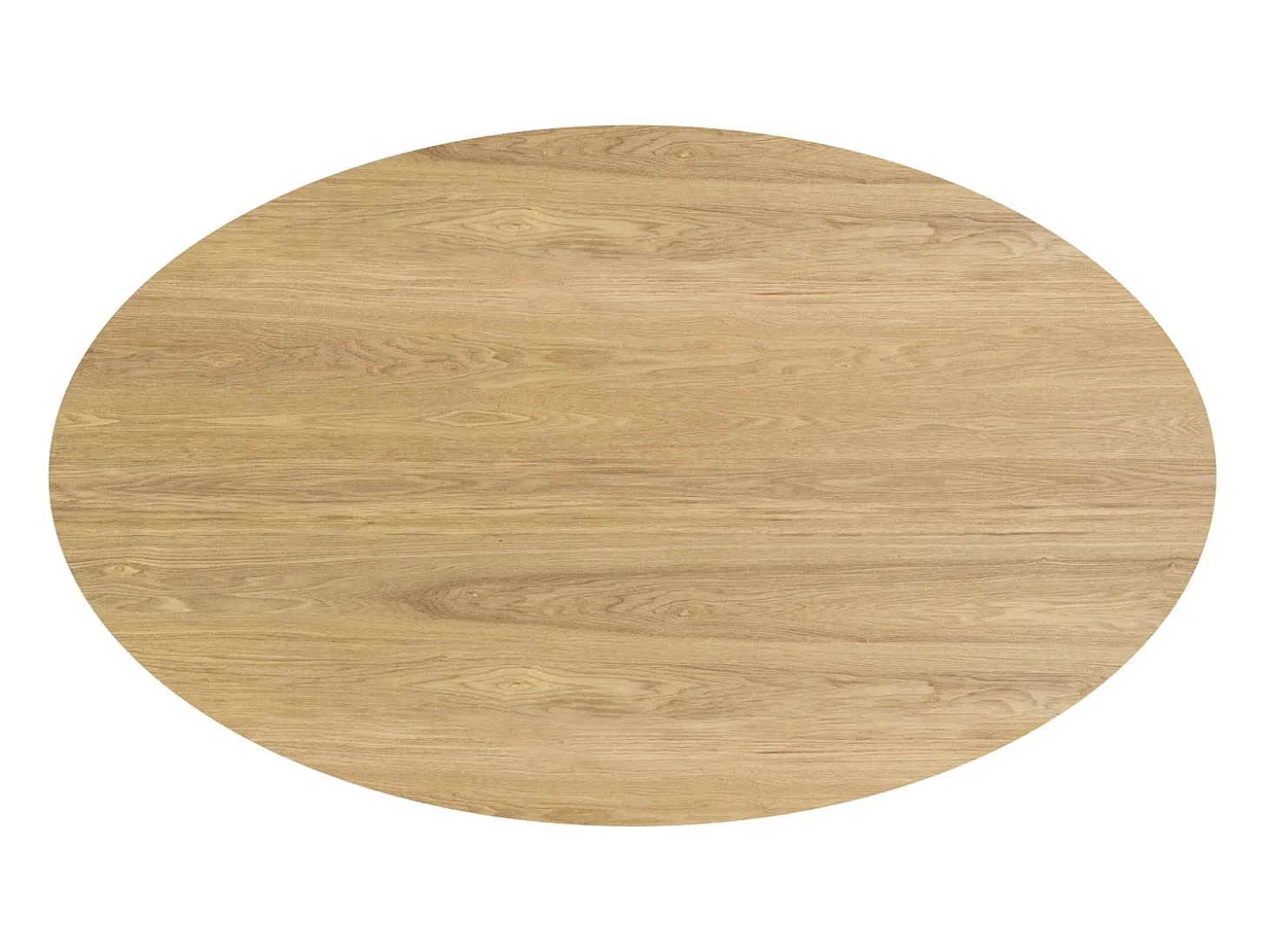 Mesa de comedor ovalada 150 cm en madera clara - Eddy