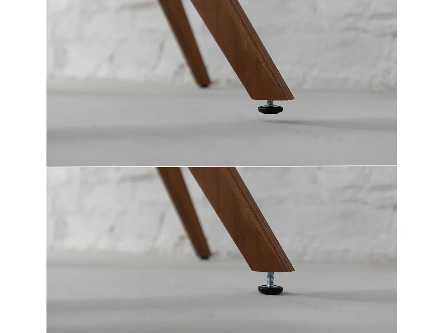 Mesa de comedor ovalada 75x100cm Jubi madera de fresno