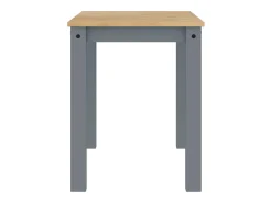 Mesa de comedor Panama madera maciza de pino gris 117x60x75 cm