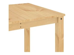 Mesa de comedor Panama madera maciza de pino 180x90x75 cm