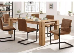 Mesa de comedor Proventa de madera maciza de roble 220 cm