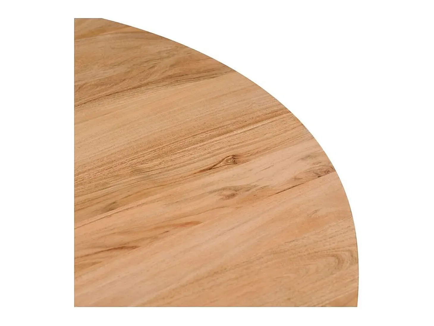 Mesa de comedor redonda de madera de acacia, 4/6 personas - Moorea