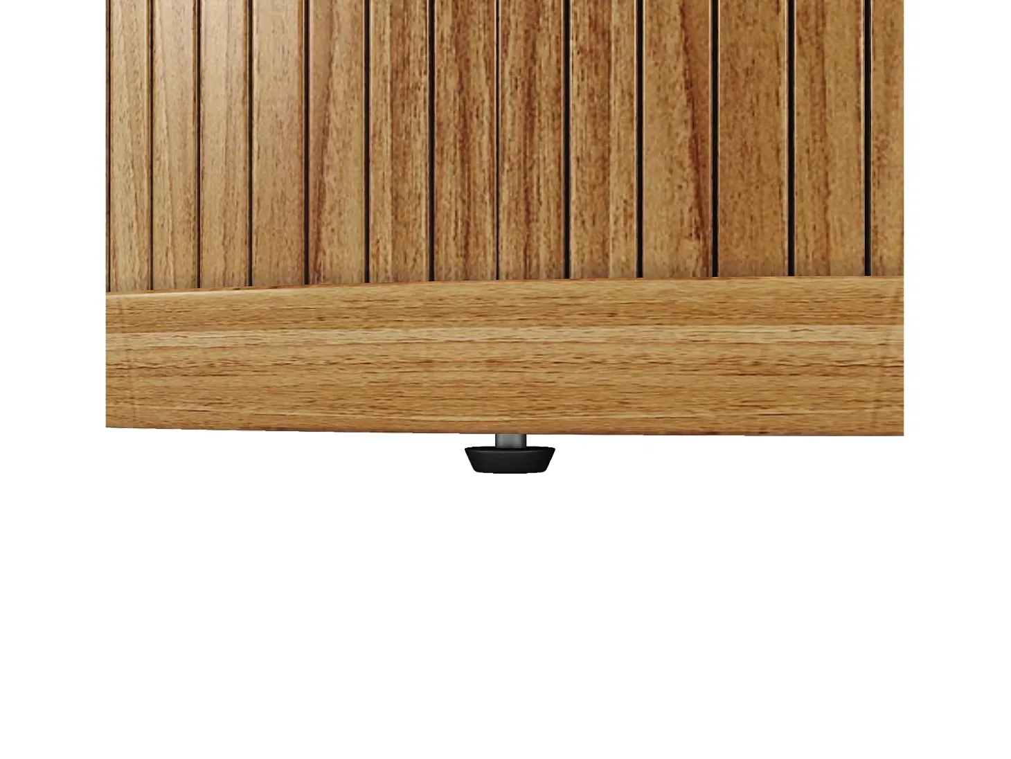 Mesa de comedor redonda extensible - Mesa extensible con 2 puertas y 6 patas ajustables - nogal - para comedor y sala de estar
