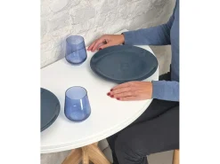 Mesa de comedor semicircular extensible 90 cm Jubi Marrón Beige