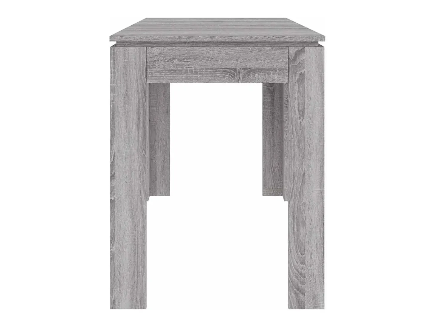 Mesa de comedor Sonoma gris 120x60x76 cm madera de ingeniería