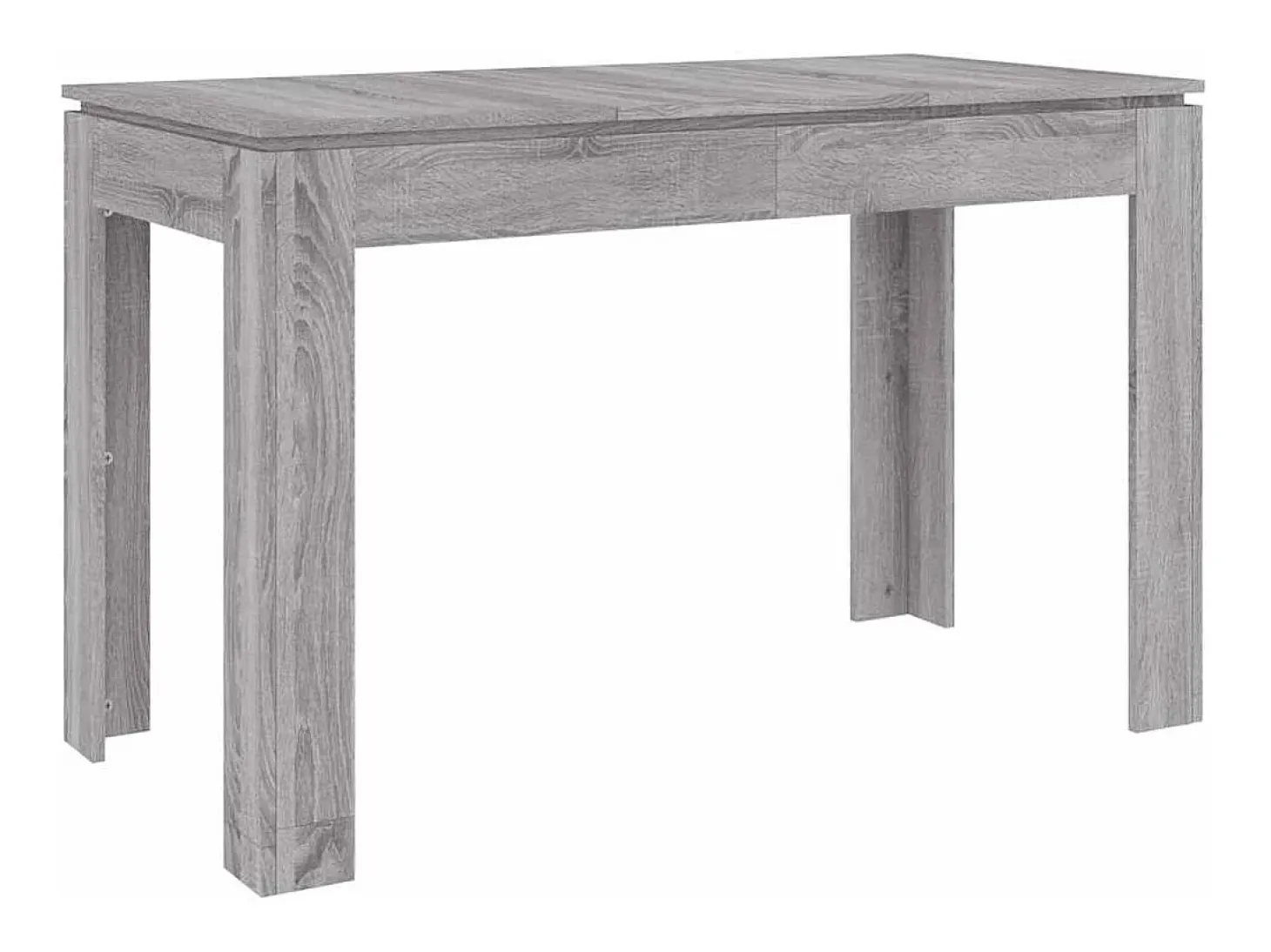 Mesa de comedor Sonoma gris 120x60x76 cm madera de ingeniería