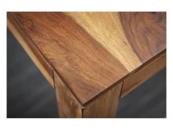 Mesa de comedor TAVINA – Rectangular 120 cm – Madera maciza – Estilo rústico