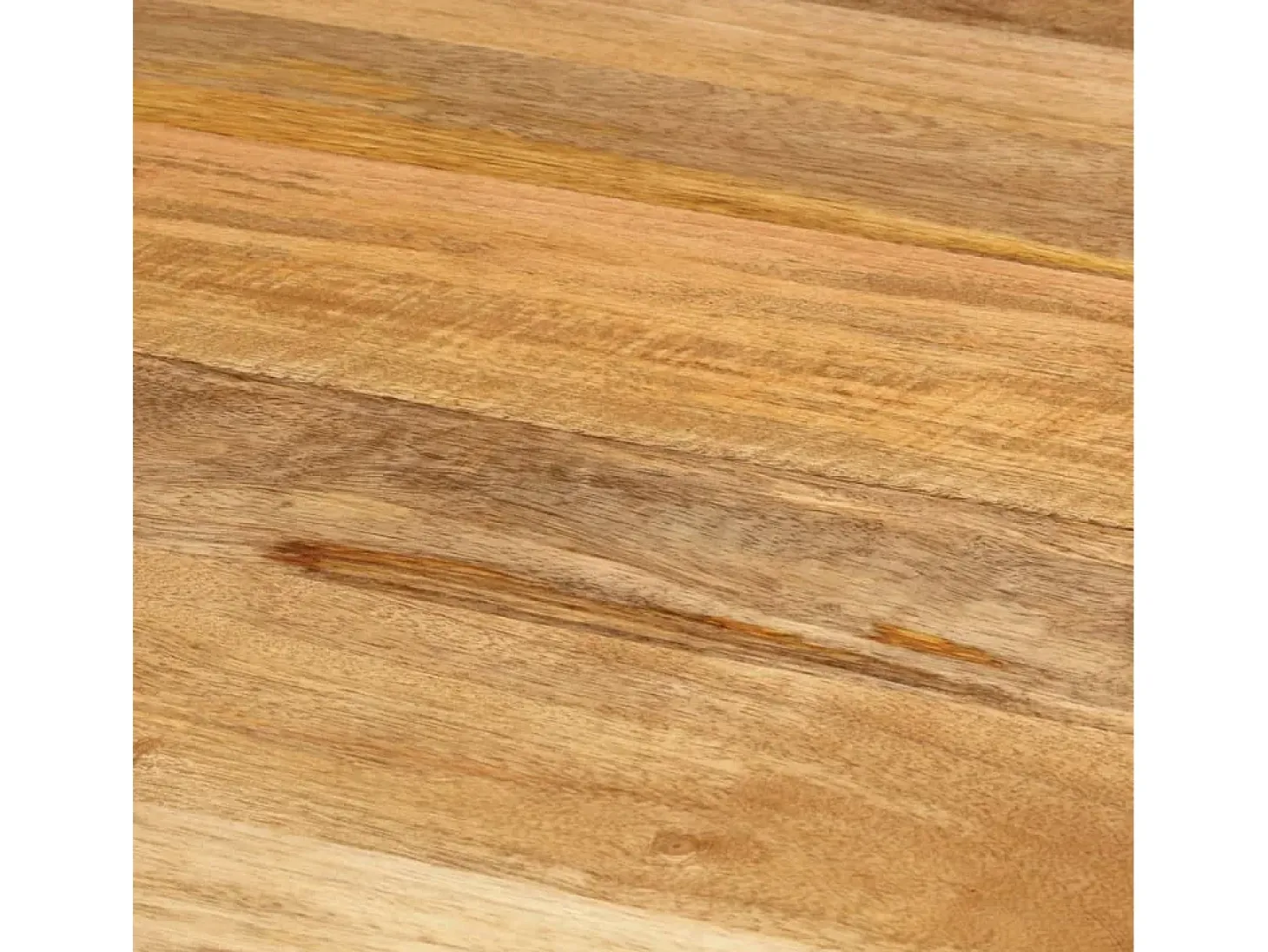 Mesa de comedor Ø110x78 cm Madera maciza de mango y acero