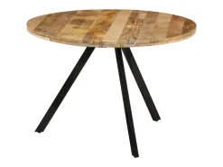 Mesa de comedor 110x75 cm Madera maciza de mango