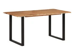 Mesa de comedor 154x80x76 cm Madera maciza de acacia