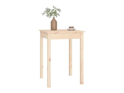 Mesa de comedor 55x55x75 cm Madera maciza de pino