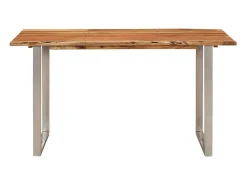 Mesa de comedor 140x70x76 cm Madera maciza de acacia