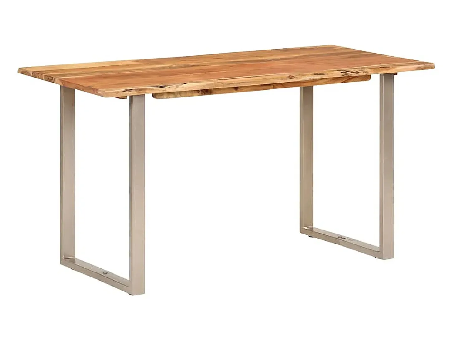 Mesa de comedor 140x70x76 cm Madera maciza de acacia