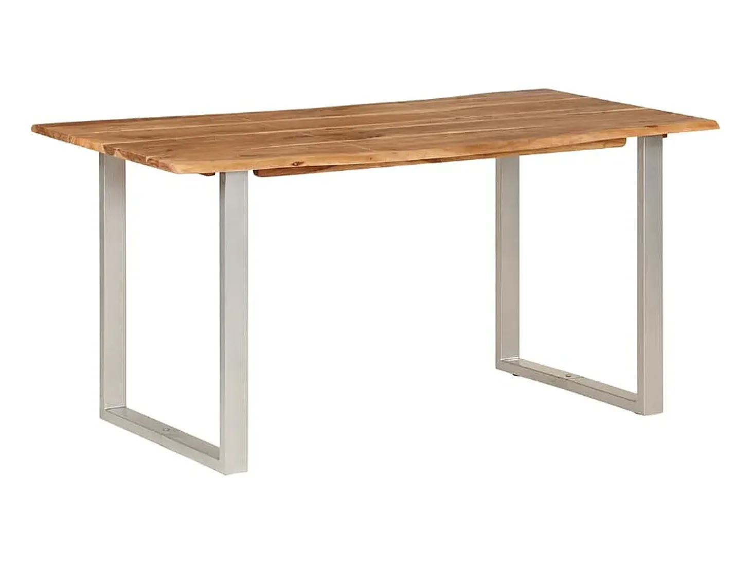 Mesa de comedor 154x80x76 cm Madera maciza de acacia
