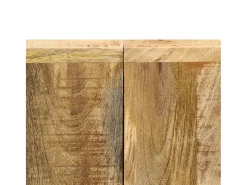 Mesa de comedor 140x70x75 cm madera maciza de mango