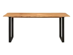 Mesa de comedor 180x90x76 cm Madera maciza de acacia
