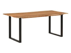 Mesa de comedor 180x90x76 cm Madera maciza de acacia