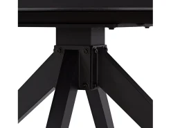 Mesa de comedor 200x95x76 cm Marrón Estilo industrial