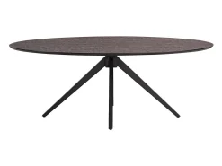 Mesa de comedor 200x95x76 cm Marrón Estilo industrial